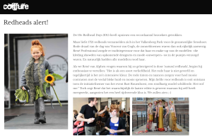 Redhead Alert Coiffure 2015 Artikel